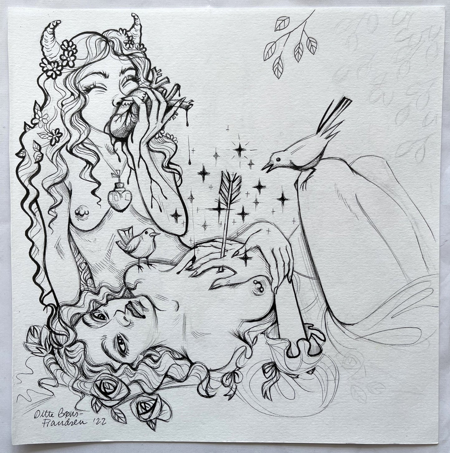 Eating Heart (original drawing)