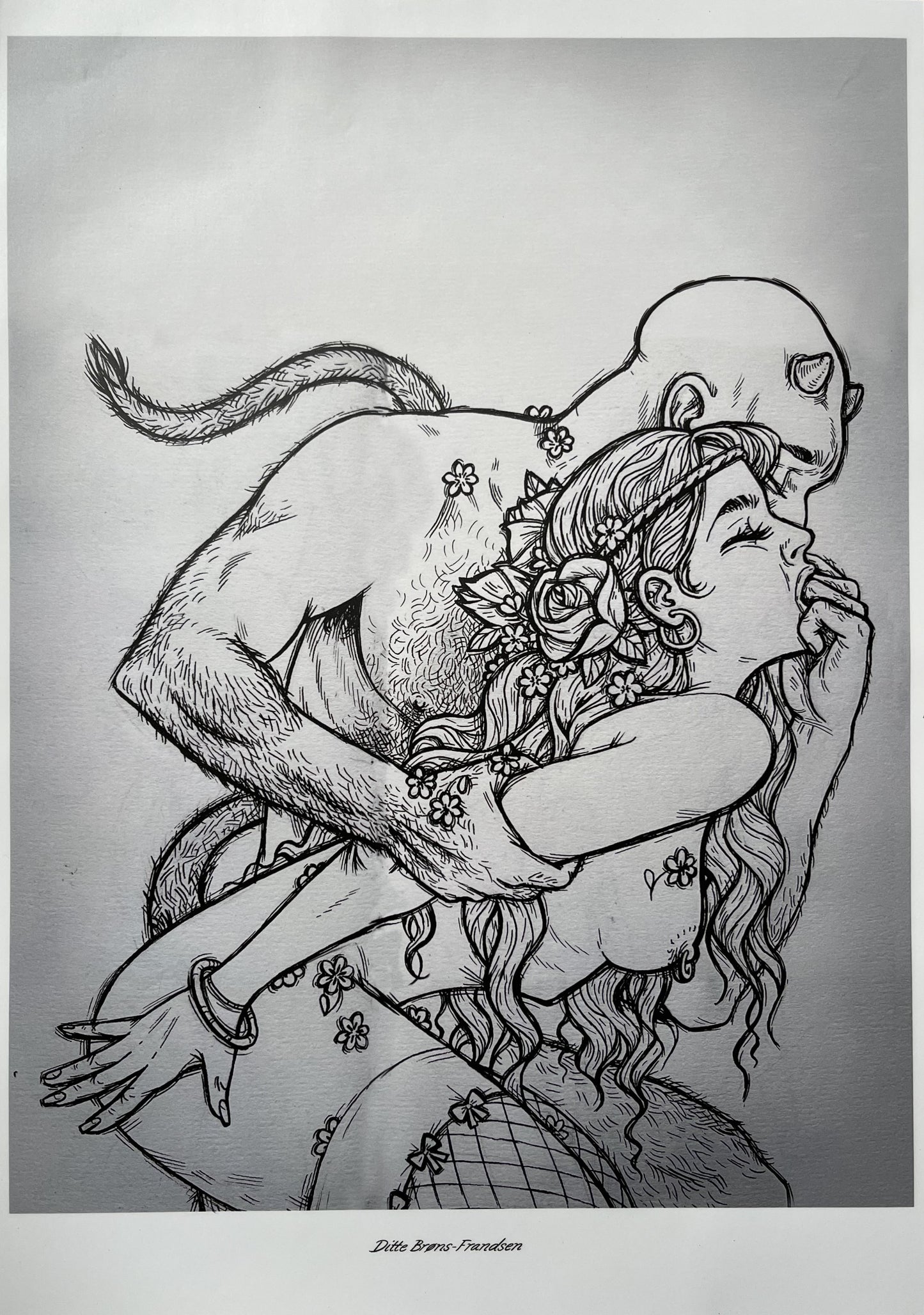 Girl and demon (posts)